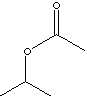 isopropyl acetate structure