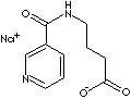 N-(3-PYRIDYLCARBONYL)-4-AMINOBUTYRIC ACID SODIUM SALT