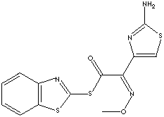 S-BENZOTHIAZOL-2-YL (Z)-2-(2-AMINO-1,3-THIAZOL-4-YL)-2-(METHOXYIMINO) THIOACETATE