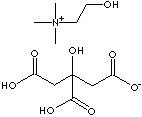 CHOLINE DIHYDROGEN CITRATE