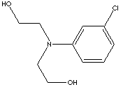 N,N-BIS(2-HYDROXYETHYL)-m-CHLOROANILINE